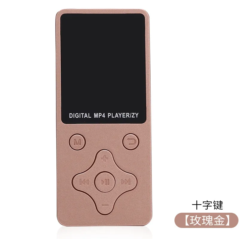 32 ГБ тонкий Bluetooth MP3 MP4 плеер без потерь Музыкальный плеер TF карта медиа FM Радио Видео HIFI спортивные музыкальные колонки - Цвет: Золотой