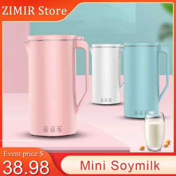 

CHUJIN 110V/220V Mini Soymilk Home Small Automatic Multifunction Juicer Blender 350ML Filter-free Soya-Bean Milk Maker Juicer