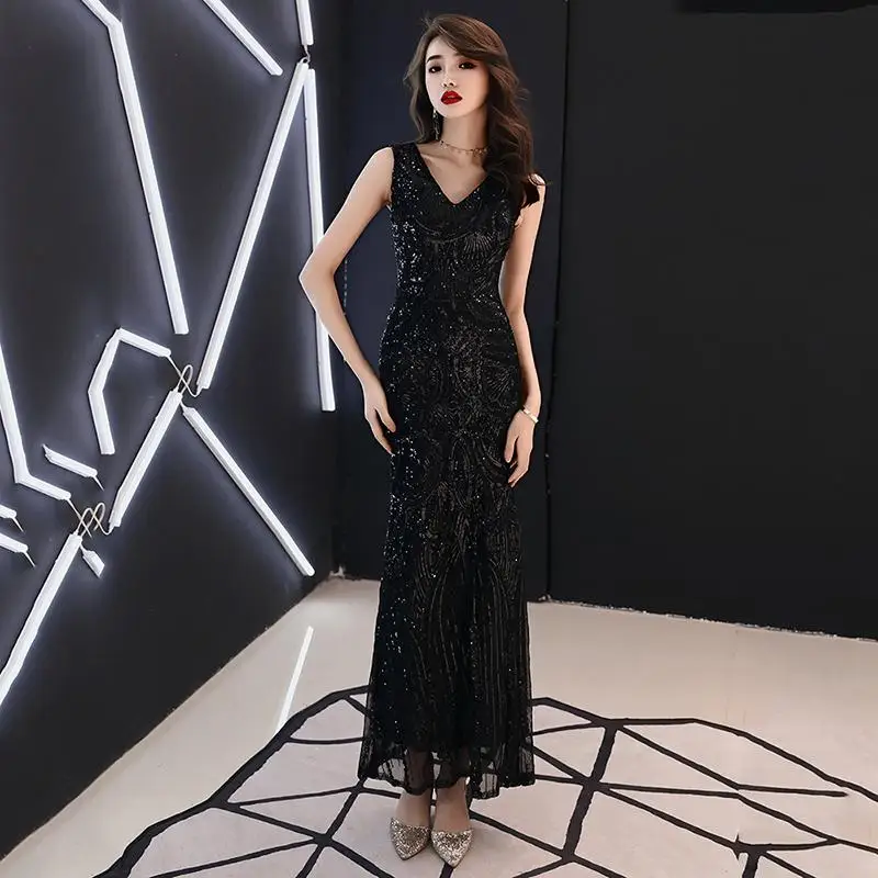 Сексуальное женское длинное тонкое платье Русалка Qipao благородное персепетивное Сетчатое платье Cheongsam Новинка цветочное вечернее платье классическое платье De Soiree - Цвет: Style 7