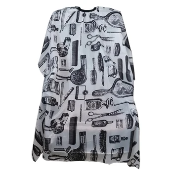 

Apron Barber Cloth Gown Salon Polyester Taffeta Hairdressing Cape Home Hair Cutting Kids Adults Coloring Soft Waterproof