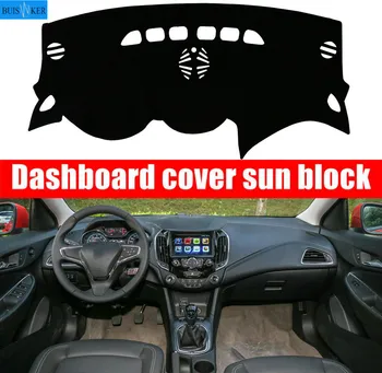 

Car Styling Dashboard Cover Dashmat Pad Anti-UV Sun Shade Instrument Carpet For Chevy Accessories Chevrolet CRUZE 2016 2017 2018