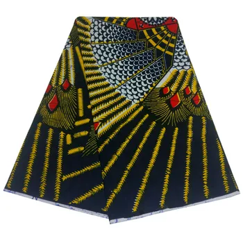 

Factory Price African Cotton Real Print Anakra Wax Fabric For Clothing RWF283(6yards/pc)