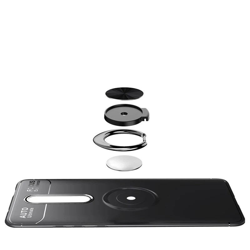 Мягкий силиконовый чехол для Xiaomi mi 9T mi 9t Red mi K20 Pro задняя крышка Автомобильный кронштейн ударопрочный вращающийся кольцевой стенд корпус телефона