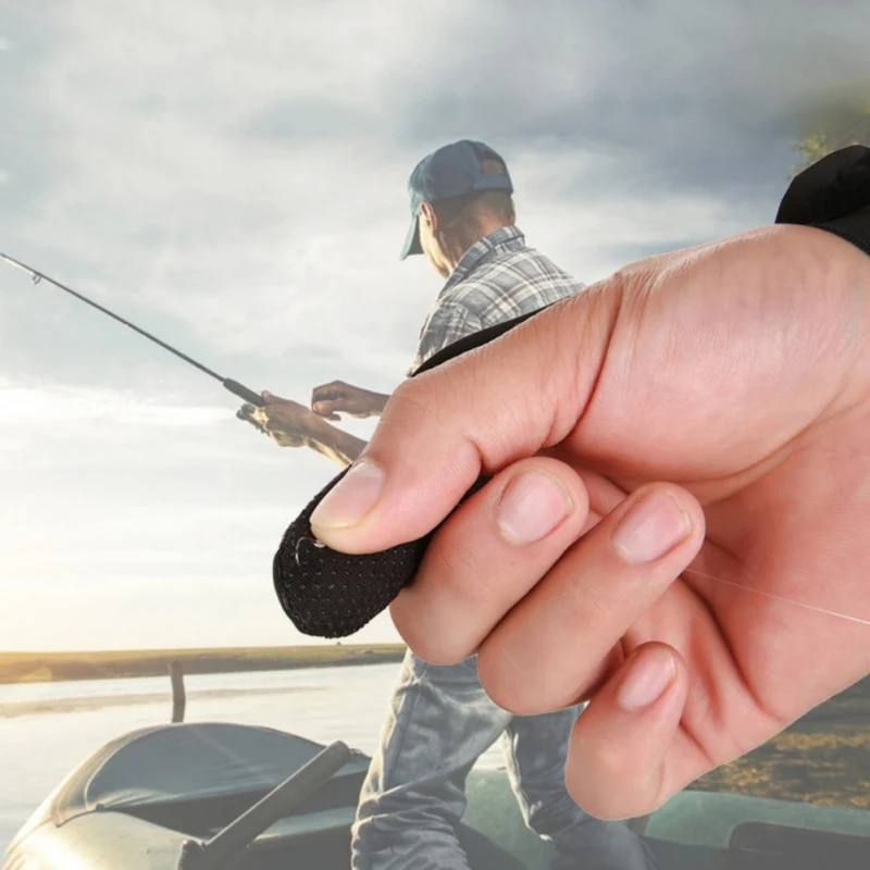 Профессиональные впитывающие рыболовные перчатки с одним пальцем, влажные, быстросохнущие, противоскользящие, защита для указательного пальца, рыболовная одежда