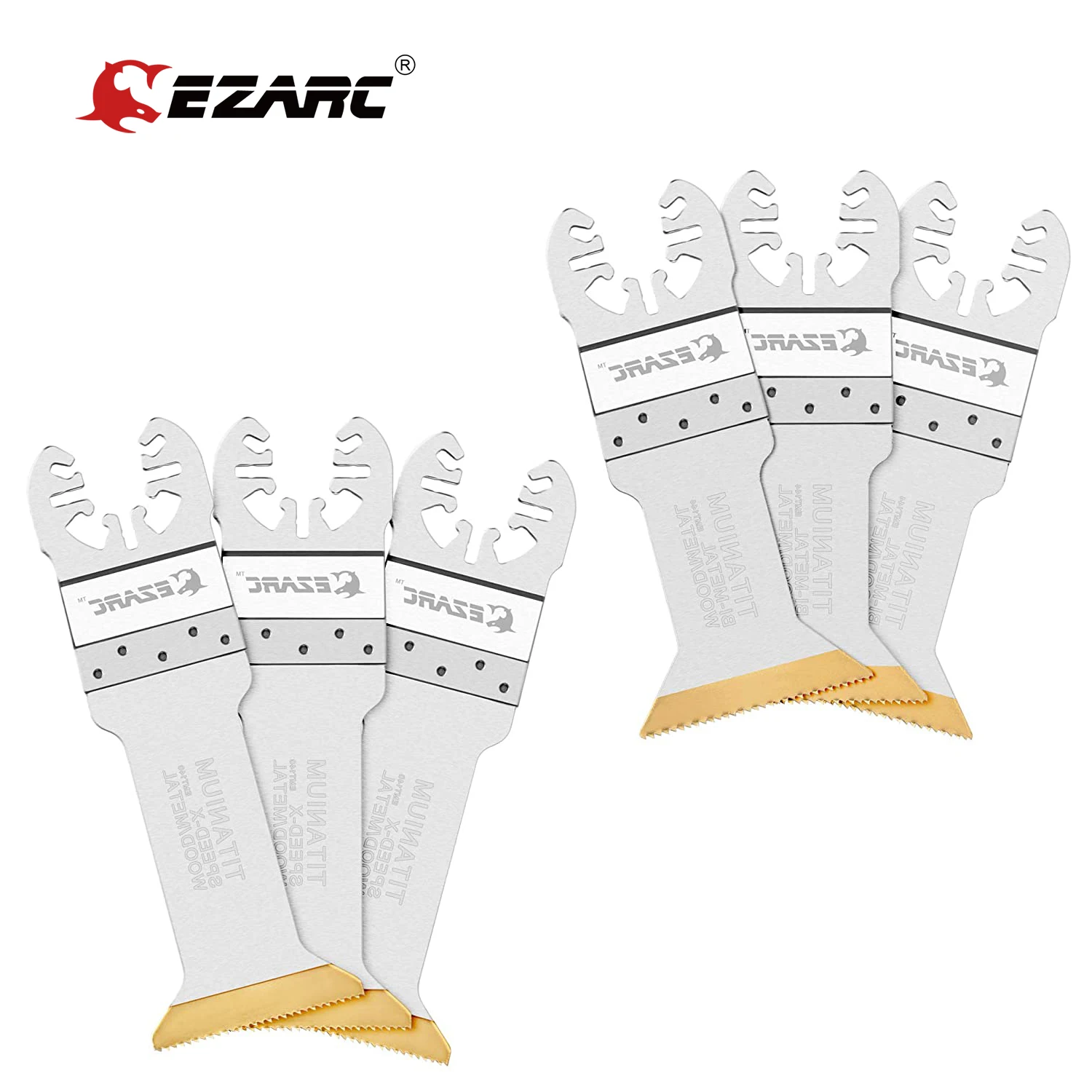 3 6 штук в партии Титан осцилляторный мультиинструмент лезвия удлиненные