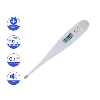 

Baby Baby Electronic Thermometer Digital Display Home Daily Oral Electronic Thermometer Hard Head Memory Function Safety Baby