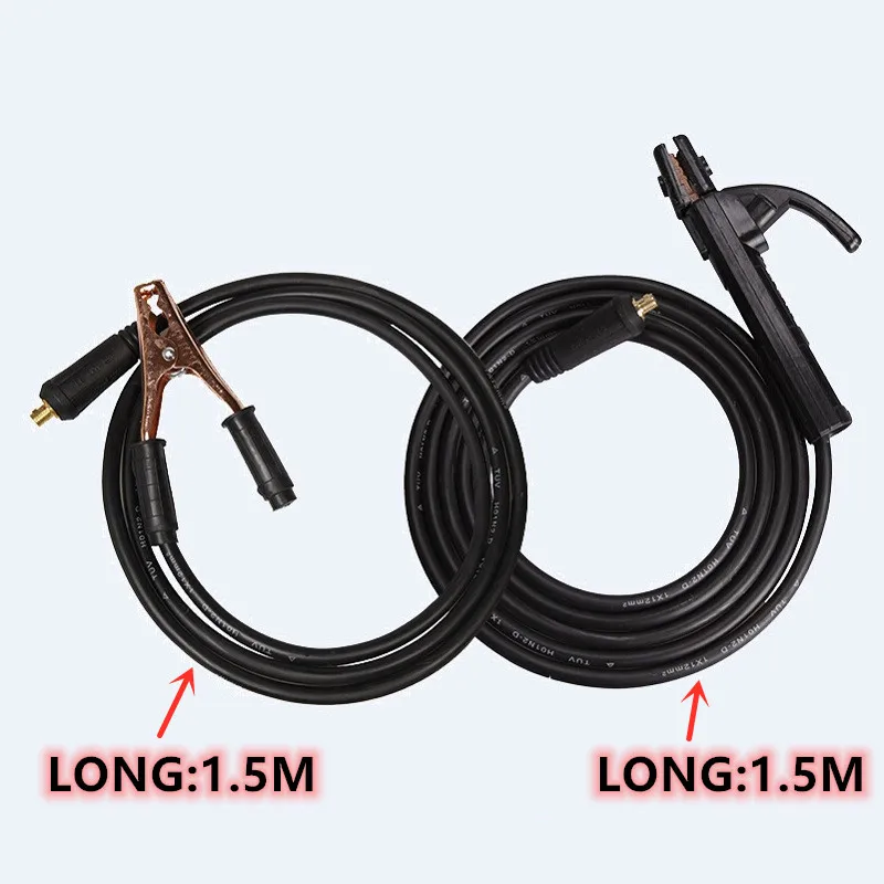 

Welding machine special cable 1.5 m Professional 250A Groud Earth Clamp Clip Set for Mig Tig ARC Welding Machine 10-25 Plug