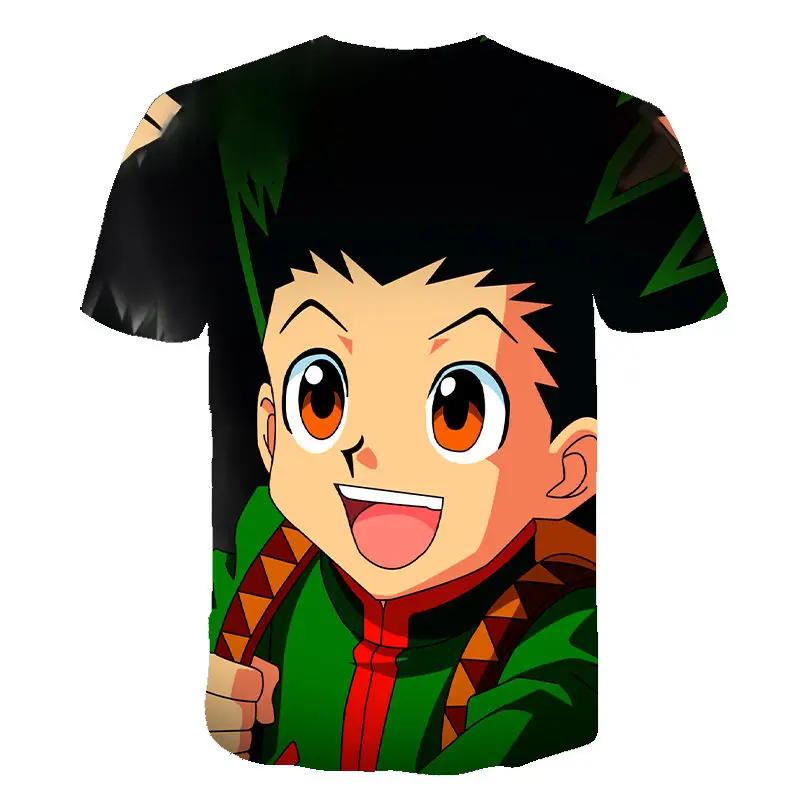 3D футболки охотника X Hunter для мужчин и женщин Детская футболка Killua Zoldyck Аниме