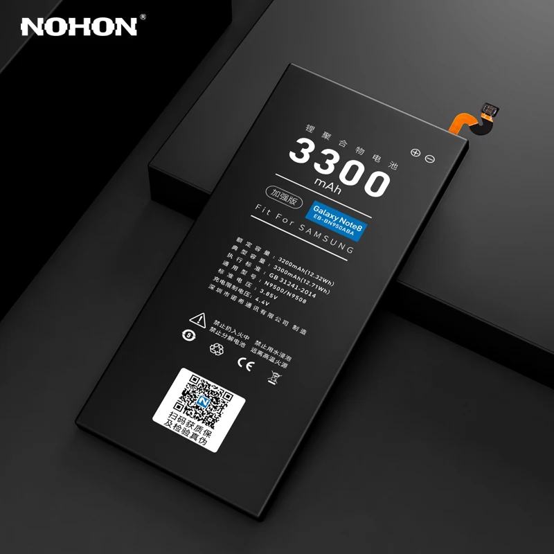 NOHON Батарея для samsung Galaxy Note 3 4, 8 Note3 NFC N9000 Note4 N9100 Note4 N910X Note8 N9500 реальные Ёмкость батареи сотового телефона