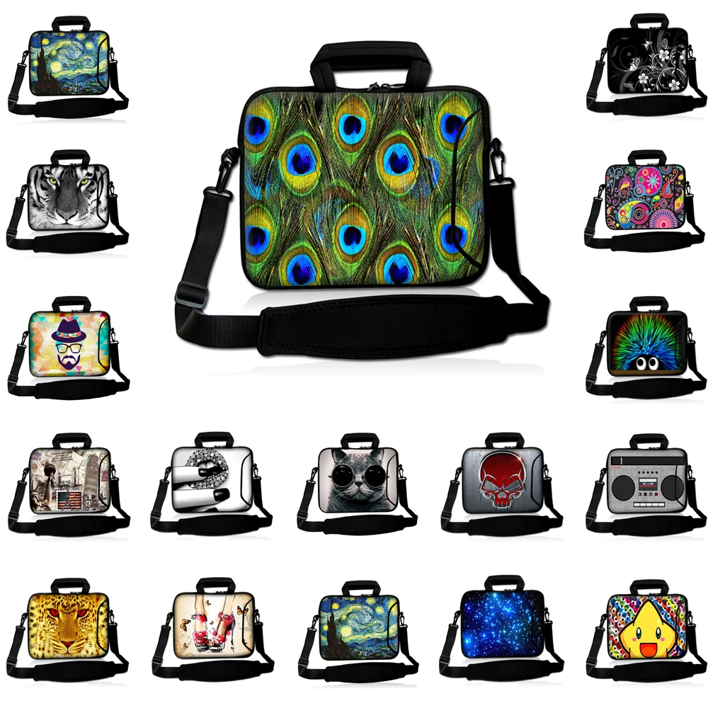

Computer Portatili Funda 15 17 14 13 12 10 10.1" Notebook Laptop Messenger Handbag Briefcase W,Shoulder Strap For Toshiba Xiaomi