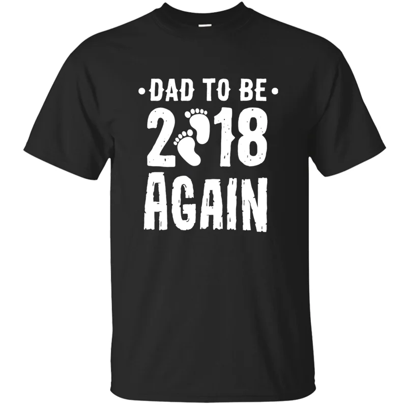 

Funny Super Dad To Be 2018 Again Tshirt For Men 2019 Outfit Clothes Tee Shirt Comics 100% Cotton Hiphop Tops