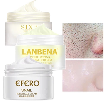 

1Bottle Face Whitening Cream Anti Wrinkle Moisturizer Snail Cream Serum Repair Skin Fine Lines Lift Firming Skin Care Day Cream
