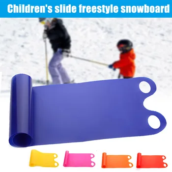 

Adult Snowboard Ski Snow Sled Roll up Sand Grass Slider Pad Board with Hollow Handle YA88