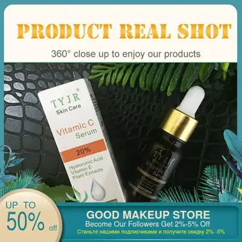 

Vitamin C Serum Liquid Freckle Removal Acne Scars Hyaluronic Acid Anti-wrinkle Vc Face Serum Whitening Fade Dark Spot