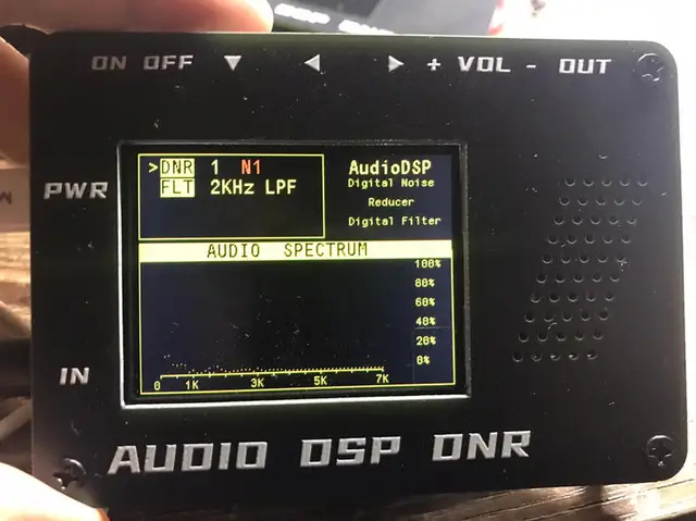 Audio DSP réducteur de bruit DNR filtre numérique SSB CW Ham radio YAESU ICO M FT 817 857 897 KX3 FT 818 + haut parleur + LCD Aduio spectre 