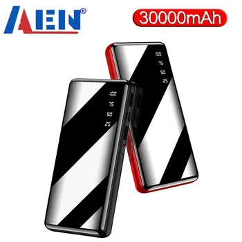 ソーラーパワーバンク外部バッテリー2 usb led 30000mah powerbankポータブル携帯電話ソーラー充電器xiaomi mi iphone xs 8プラス