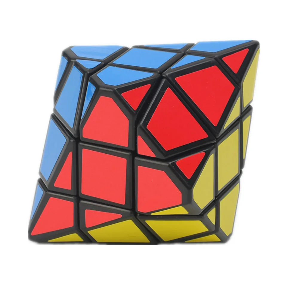 3-х слойный 6-угловой пирамидный куб Diansheng шестиугольная дипирамида 3x3x3 магический