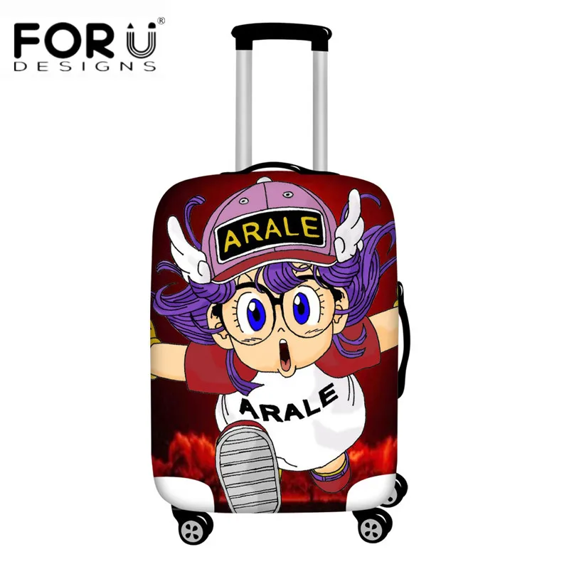 Forudesigns туристический багажный Чехол аниме мультфильм Dr. Slump Arale Печать Эластичный чемодан защитный чехол для милых девушек багажник чехлы - Цвет: HMA039