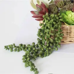 Декоративное искусственное растение украшение из плюща стол висячая суккулентная струна жемчуга зелени