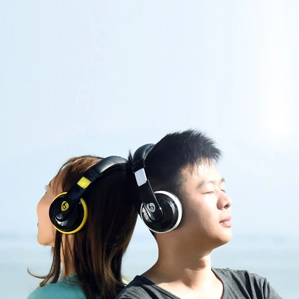 Over Ear HiFi Bass Stereo Headphone Headset Nirkabel FM Radio Kartu TF MP3 Playback Handsfree Dengan Mikrofon