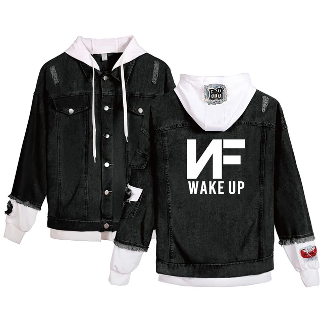 NF Denim Jacket Hoody Men/Women New Arrivals Personalityyoung Rapper Nate Feuerstein Hoodies 2