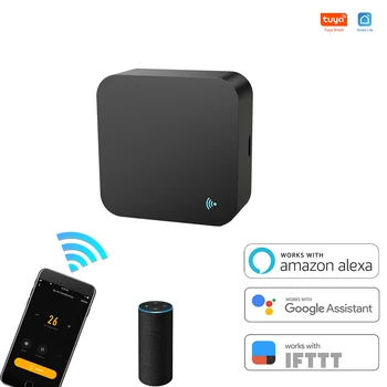 

Smart IR Remote Control Infrared Universal Smart Life APP Control One for All Control TV DVD AUD Works with Alexa Google Home No