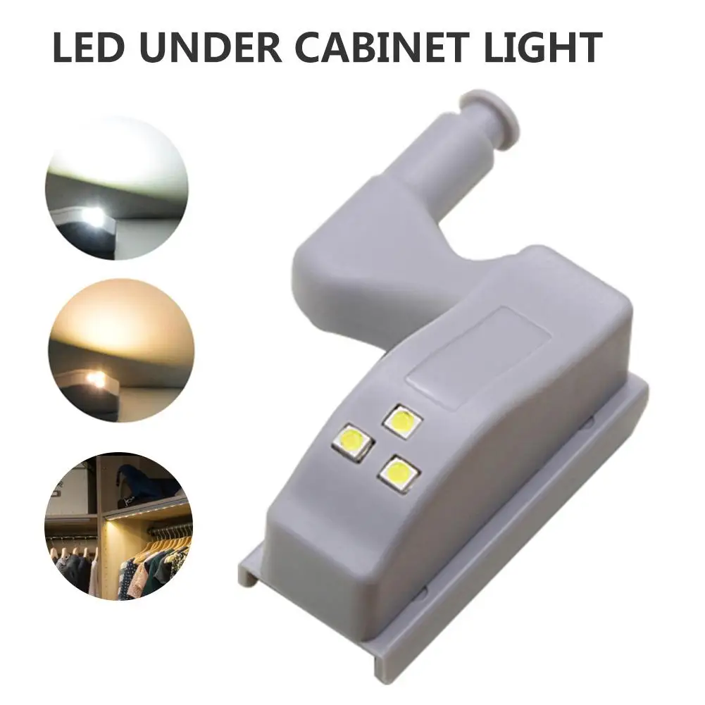 Universal Wardrobe Light Sensor Under Cabinet LED Light LED Armario Inner Hinge Lamp Luces For Cupboard Closet Kitchen