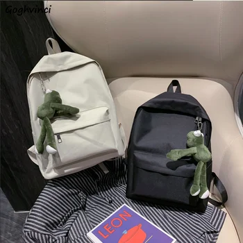 

Backpacks Women Oxford Large Capacity Students Waterproof Casual Fashion Travel Bags Solid All-match Simple Ulzzang Teens Chic