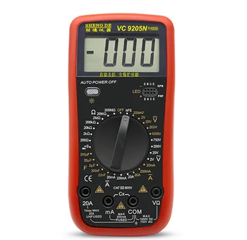 

9205N digital pocket high precision automatic range ammeter universal meter voltmeter capacitor