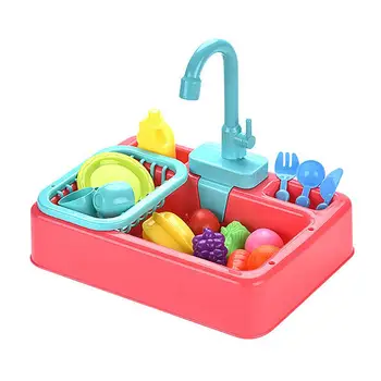 

Birds Bathing Tub Automatic Faucet Water Flowing Bowl Parrot Peony Bird Cleaning Tool with Toys (Random Without Battery )