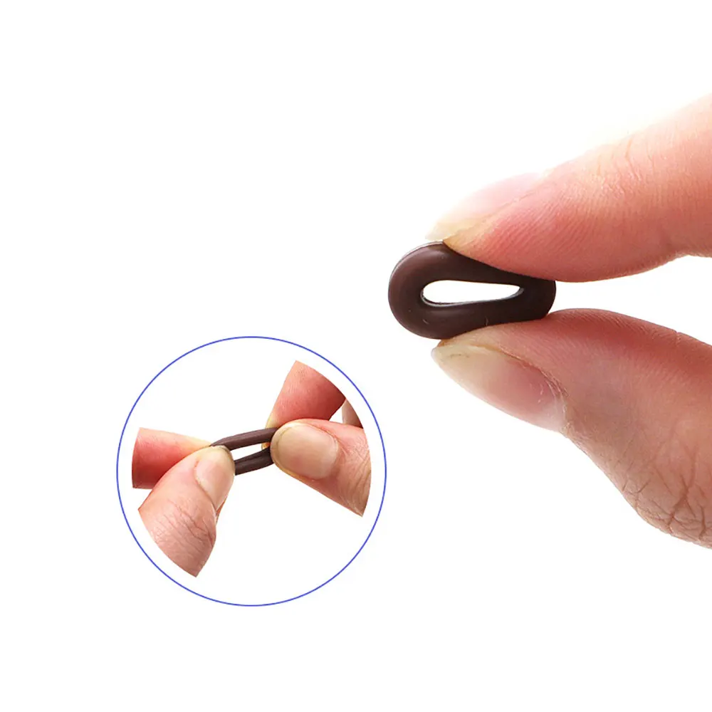 Silicone World 1 Pair Eyeglass Legs Covers Retainer Silicone Anti-slip Holder Glasses Ear Support Mirror Leg Glasses Accessories 5
