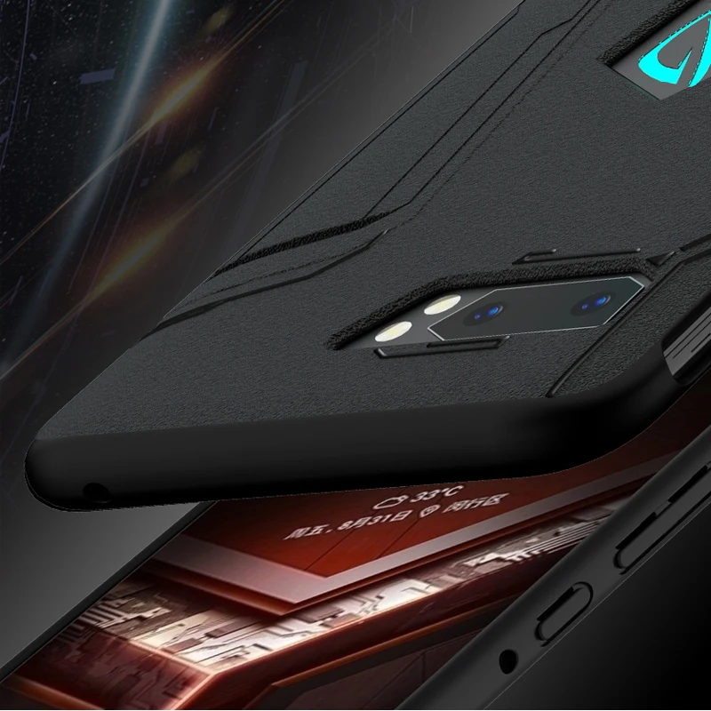 Для Asus ROG Phone 2 ZS660KL чехол 6,59 дюймов Ультратонкий Мягкий ТПУ силиконовый тонкий матовый чехол для ROG Phone II 2