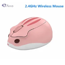 AKKO WAIGUACP хомяк 2,4 ГГц 4000 dpi беспроводная мышь для компутера Милая игровая мышь рабочие мыши для ноутбука-Macbook