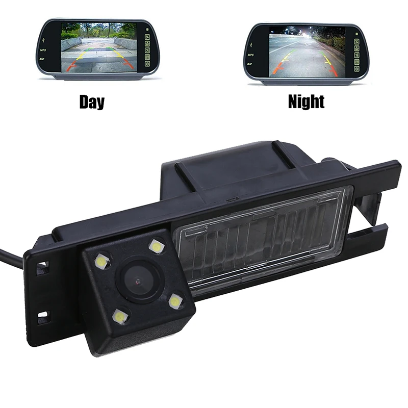 Night Vision 1/4inch color CCD Camera 4LED Car Rear View Cameras For Opel Astra H J Corsa Meriva Vectra Zafira Insignia