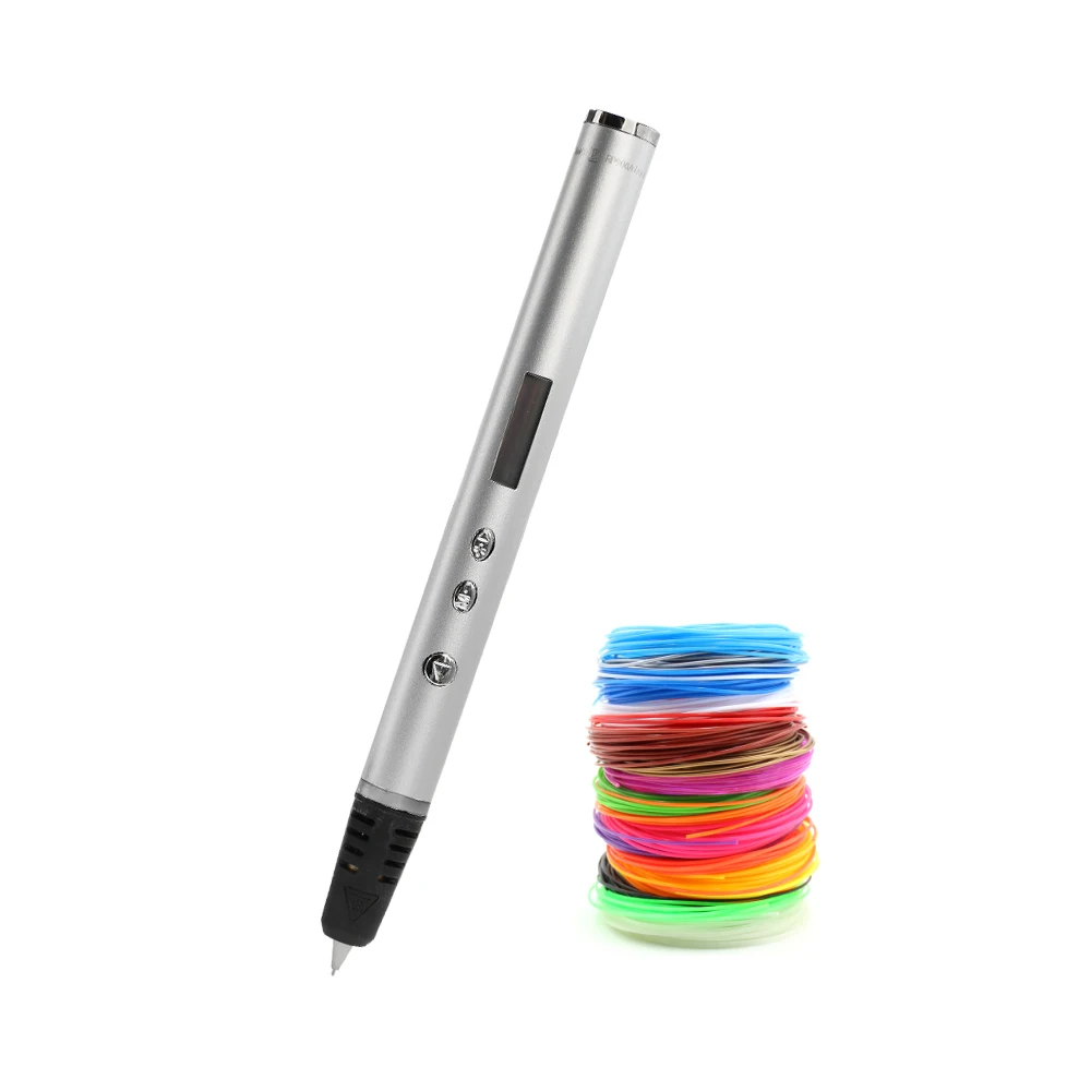3D Pen OLED Scribble with PLA ABS Filament – 3D Printer 3D Printing Pen  Gadget - 3DP Block