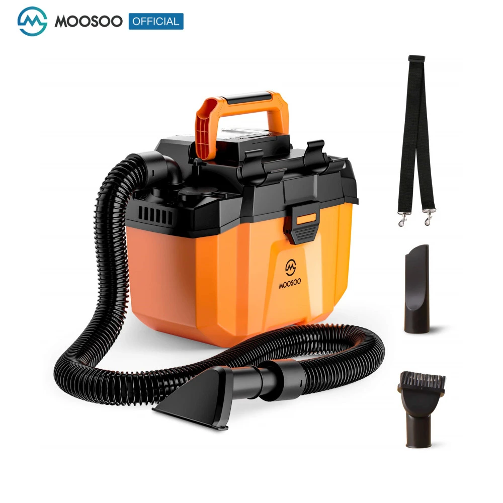 MOOSOO aspiradora inalámbrica PLUS para el hogar y el coche, aspirador en seco y húmedo 10L, potente bricolaje, colector de polvo ciclónico|Aspiradoras| - AliExpress