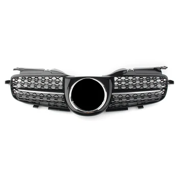 

Car Front Grill Auto Upper AMG Grille For Mercedes Benz R170 W170 SLK-Class 1998 1999 2000 2001 2002 2003 2004 Chrome Black