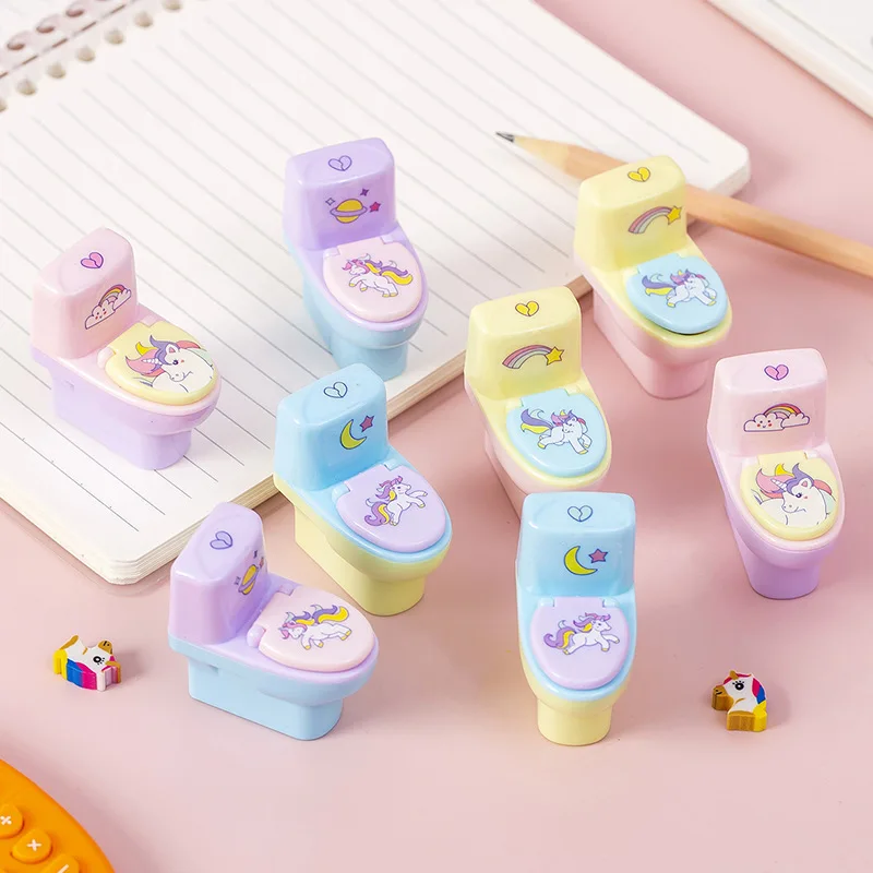 Unicorn Pencil Sharpener For Kids, Manual Pencil Sharpener For Colored  Pencils, Cute Pencil Sharpener With Unicorn Eraser And Stickers For School  Supp