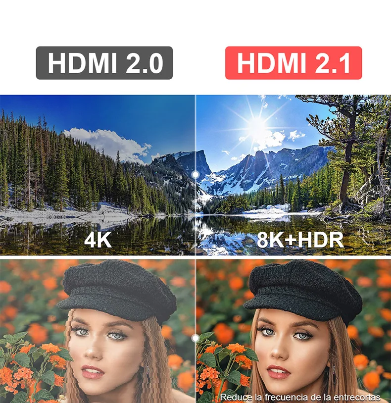 HDMI 2,1 кабели 8K 4K 60Hz MOSHOU адаптер «Папа-мама» динамический HDR ARC CEC высокой четкости видео удлинитель