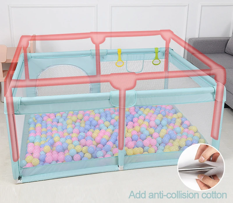 Kids Playpen with Foam Protector | Baby Indoor Playground 2m x 2m babiesdecor.myshopify.com