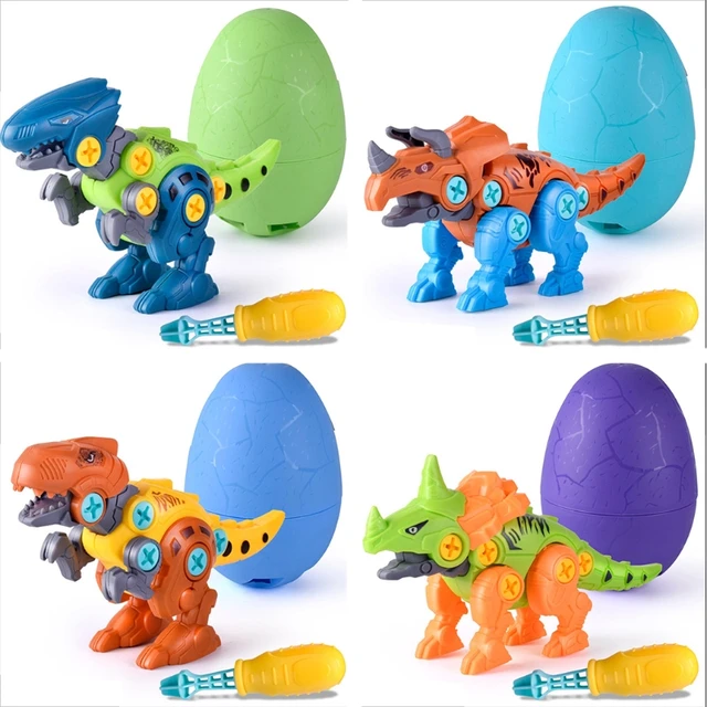Take Apart Dinosaur Toys for Kids - Building Dino Egg Play Kit with Screwdriver P31B 2