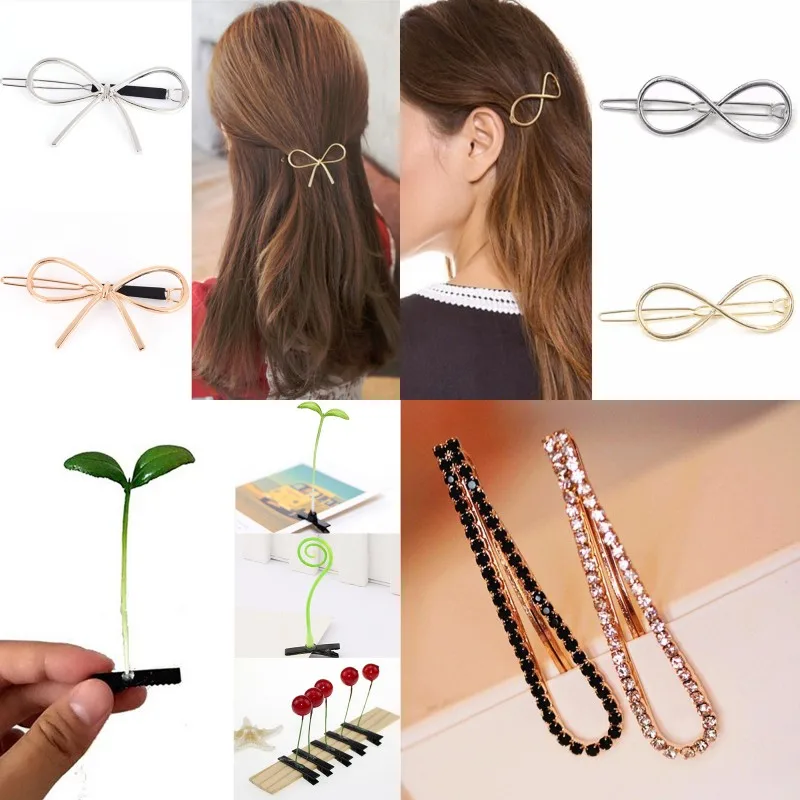

Fashion Women Girls Hairpins Girls Star Heart Hair Clip Delicate Hair Pin Hair Decorations Jewelry Accessories