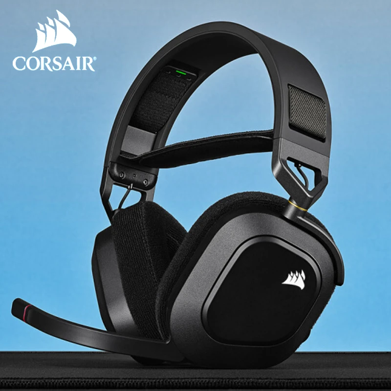 CORSAIR auriculares inalámbricos HS80 RGB Premium para videojuegos, con  Audio espacial, funciona con PC, PS5, PS4, carbono|Auriculares y audífonos|  - AliExpress