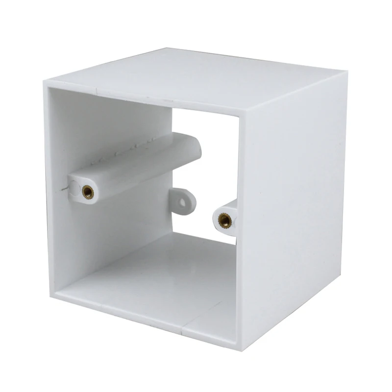

2pcs Heightening and Thickening Type 86 Wall Bottom Box Surface Mounted Concealed Socket Wiring Box Deepening 80 mm Junction Box