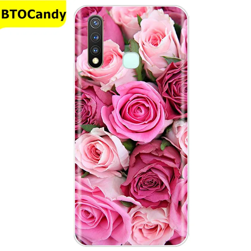 For Vivo Y19 Case Silicone 6.53 Phone Back Cover Phone Case for vivo 1915 Y19 Case vivoY19 Y 19 Case Fundas Etui Bumper Coque waterproof phone bag Cases & Covers