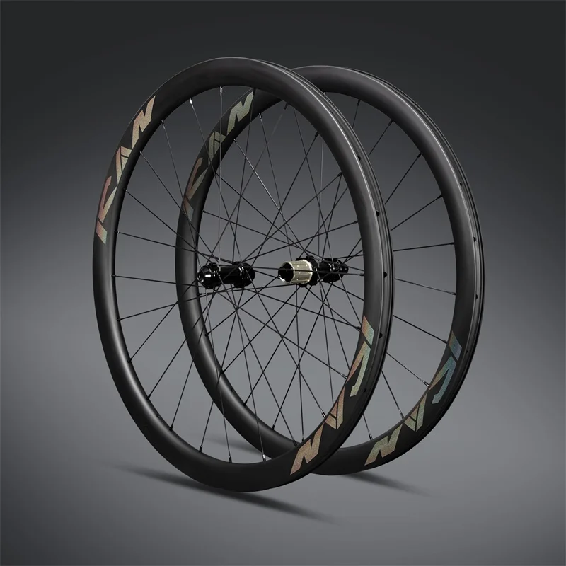Ican T700 Carbon Bike Wheelset Disc Brake Super Light Rim Novatec 411