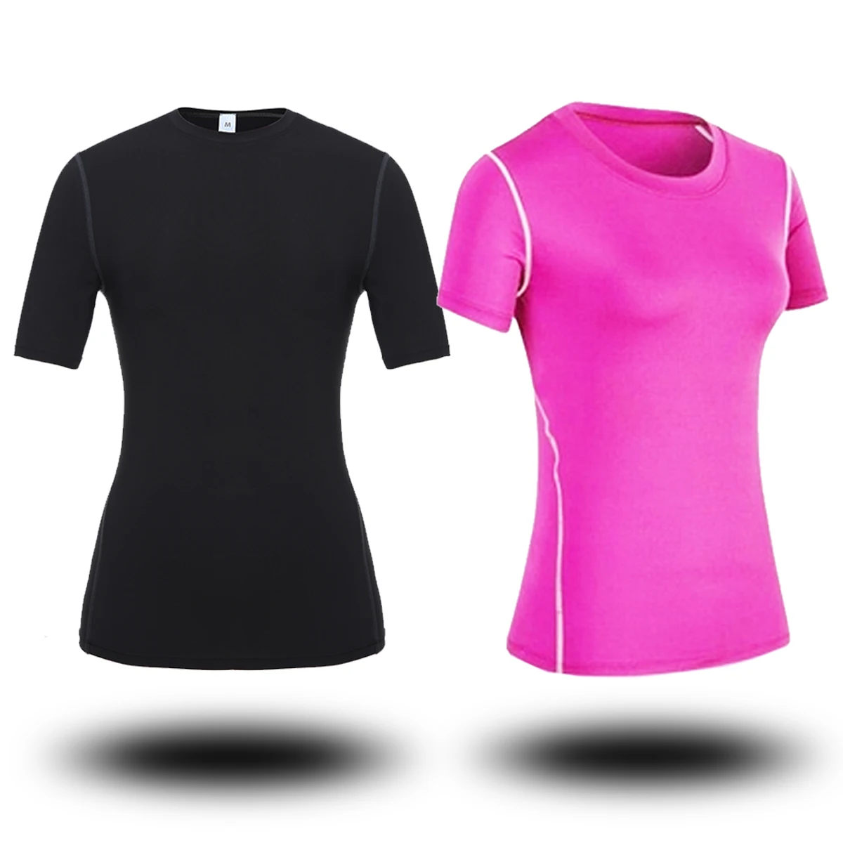 Быстросохнущая спортивная рубашка спортивные топы бесшовная компрессионная с