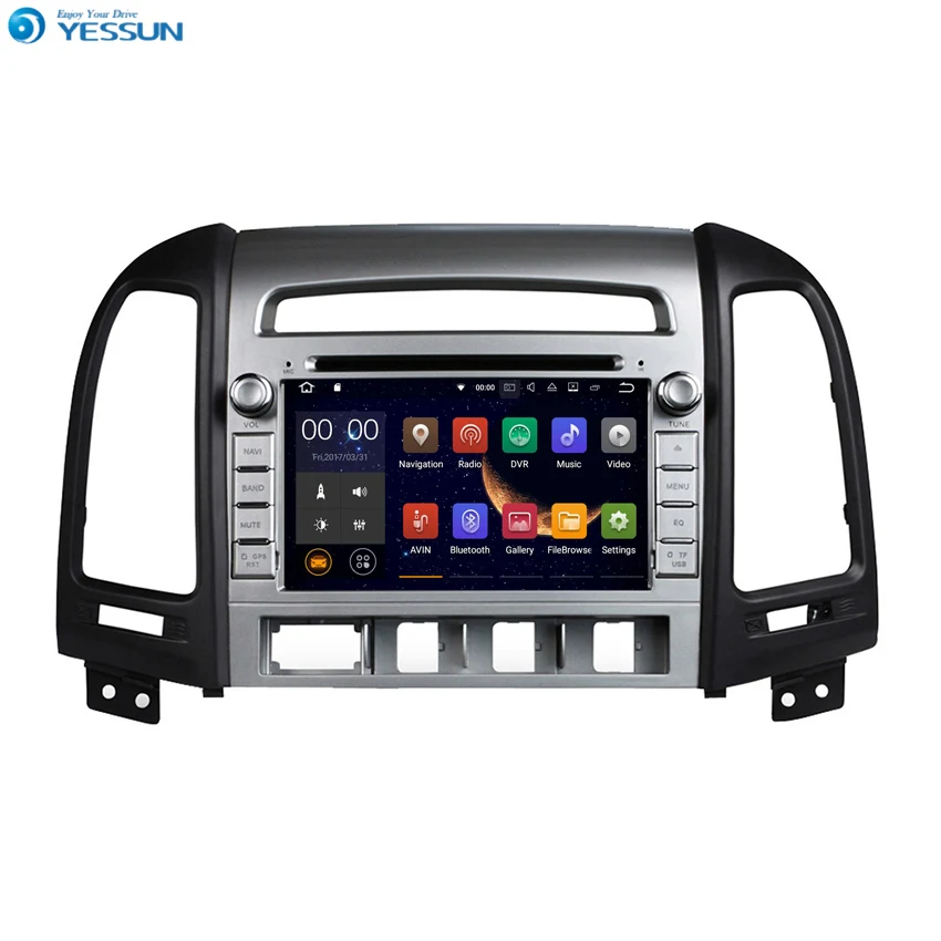 Автомобильный DVD плеер YESSUN 2 din Android для Hyundai SANTA FE Inokom Santa Fe CM 2006 ~ 2012 мультимедийный