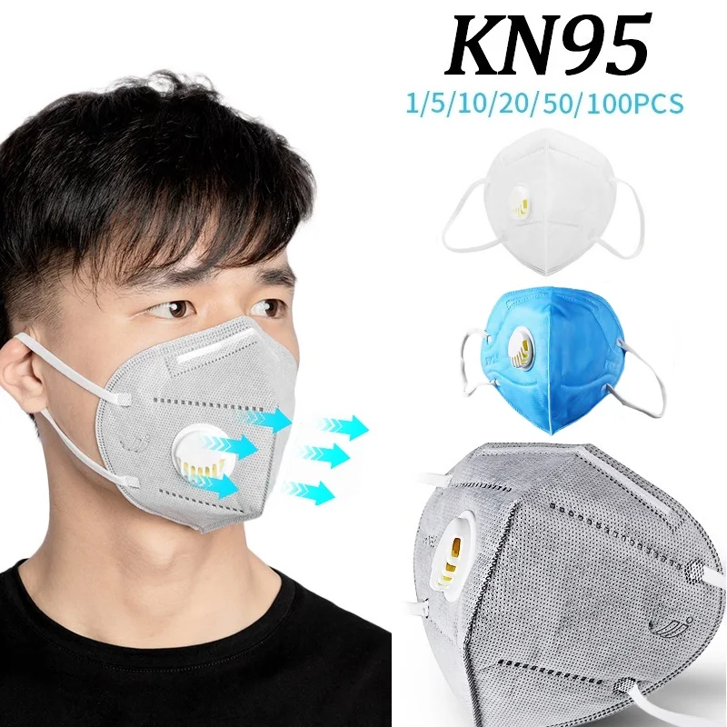 Anti Dust Face Mouth Cover PM2.5 Mask Respirator KN95 mask Dustproof Anti-bacterial Washable - Reusable Comfy Masks