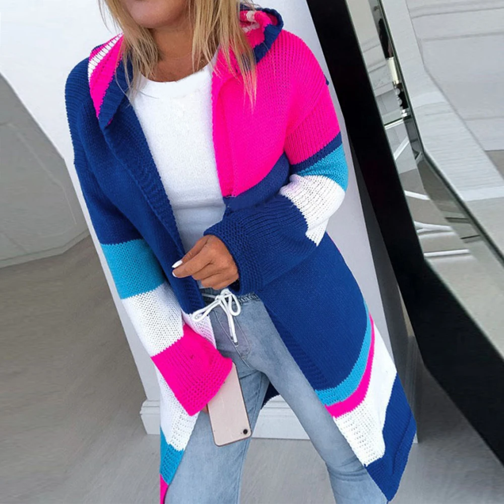 SFIT кардиган женский вязаный Pull Lang жилет Gebreid Dames женские кардиганы Feminino Mujer осенне-зимний свитер с длинным рукавом